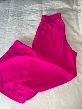 Zumba Fitness Hot Pink Snap-Trim Track Pants